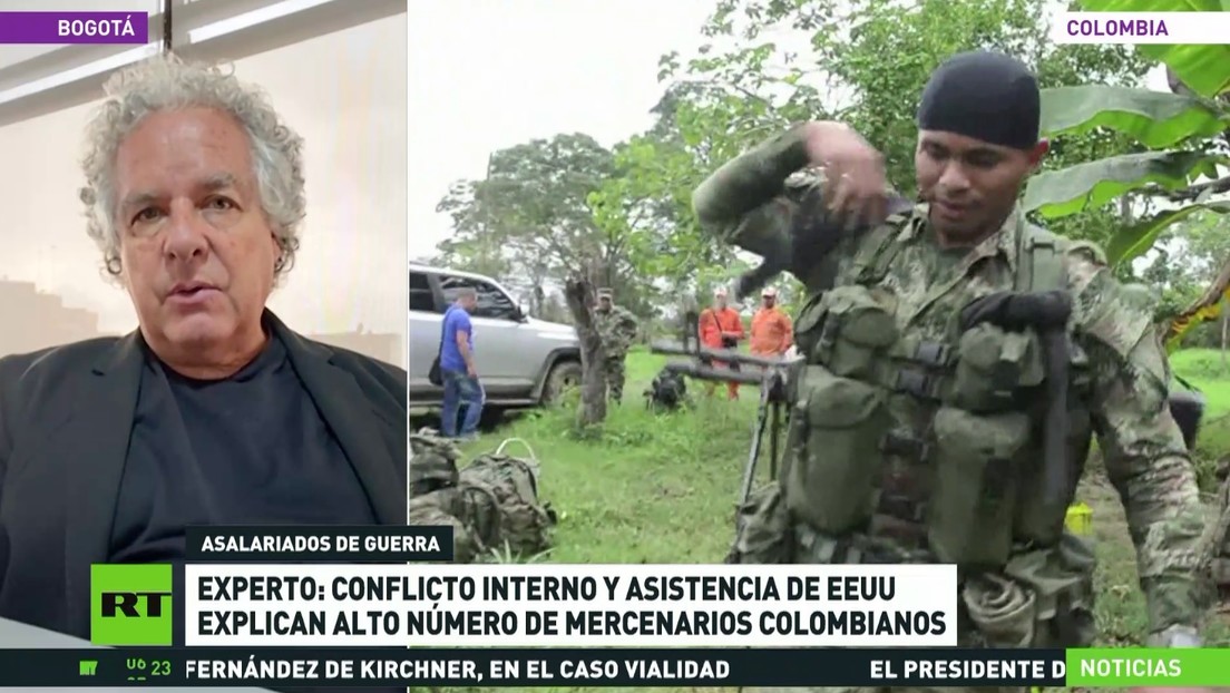 Experto: Conflicto interno y asistencia de EE.UU. explican alto número de mercenarios colombianos