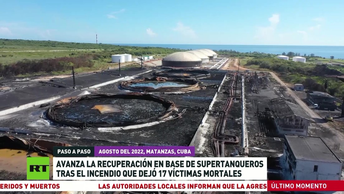 Avanza la recuperación en base cubana de supertanqueros tras el incendio que dejó 17 víctimas mortales