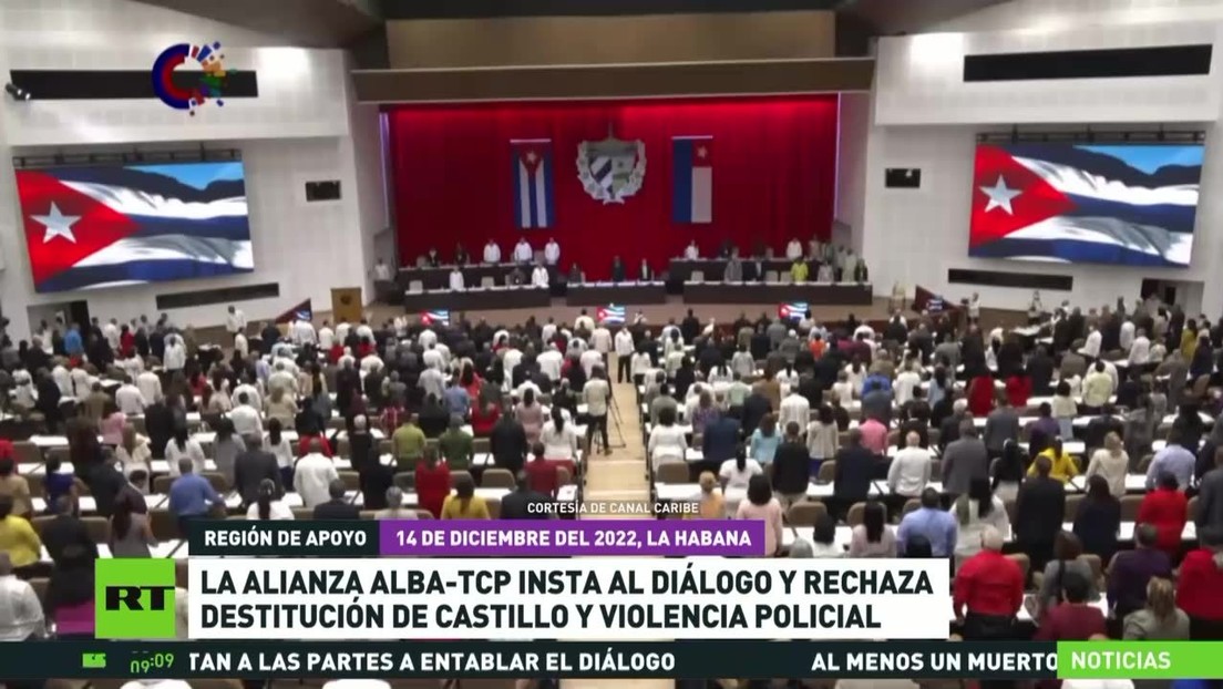 La alianza del ALBA-TCP rechaza la destitución de Castillo y la violencia policial en Perú