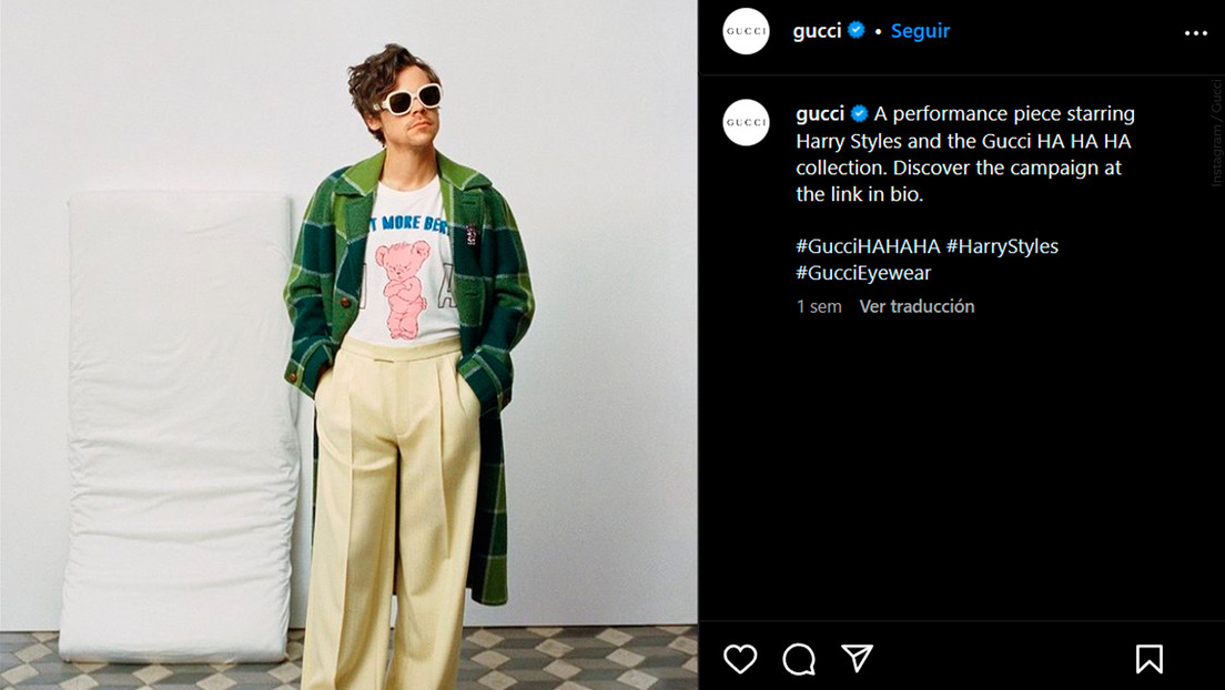 Publicidad de Gucci con un colchón infantil y una camiseta con un oso de peluche desata críticas en la Red
