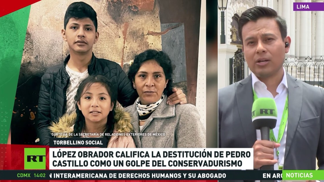 Continúan las intensas protestas en Perú a favor de Castillo