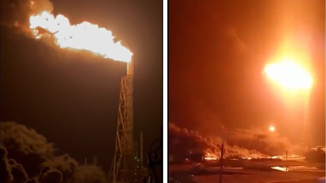 Incendio en una de las refinerías más importantes de Venezuela (VIDEO)