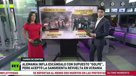 Alemania exagera el intento de "golpe de estado" que frenó, pero acepta la sangrienta revuelta en Ucrania