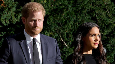 El príncipe Enrique y su esposa, Meghan Markle