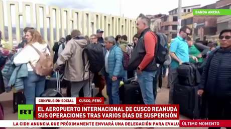 El aeropuerto internacional de Cusco reanuda sus operaciones tras varios días de suspensión
