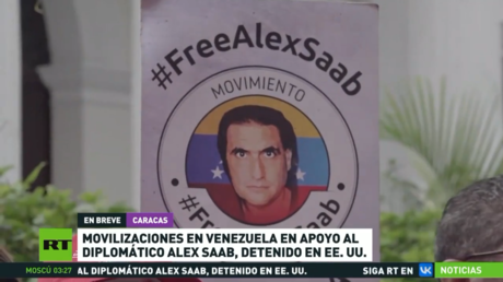 Movilizaciones en Venezuela en apoyo al diplomático Alex Saab, detenido en en EE.UU.