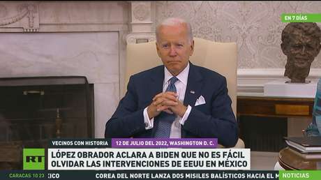 López Obrador señala a Biden que no será fácil olvidar las intervenciones de EE.UU. en México