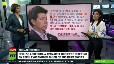 Denuncian una injerencia más de EE.UU. en Latinoamérica en el caso de Perú