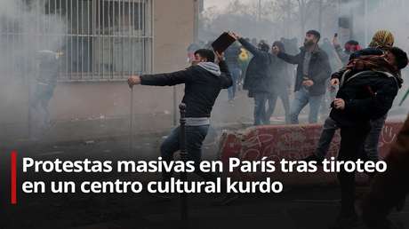 EN VIVO: Protestas masivas en París tras tiroteo en un centro cultural kurdo