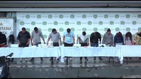 La Policía de Colombia desmantela la banda criminal Los Camilo tras detener a 22 miembros