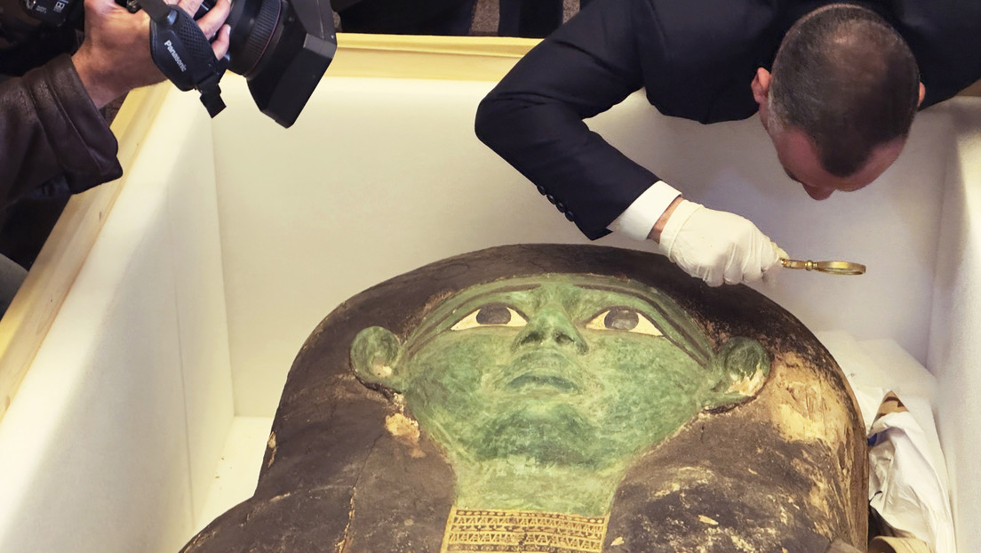 EE.UU. devuelve a Egipto un sarcófago robado hace años
