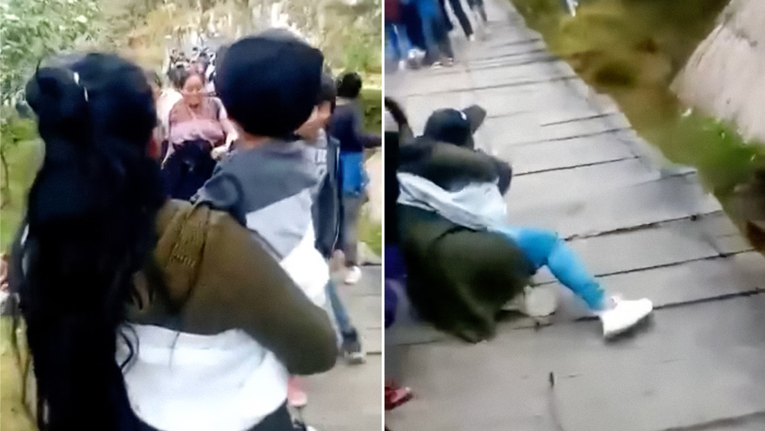 Se desprende un puente colgante en Chiapas cuando lo atravesaba una docena de turistas (VIDEO)