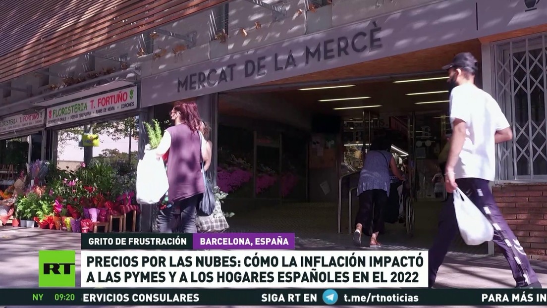 Precios por las nubes: la inflación impactó a las pymes y a los hogares españoles en 2022