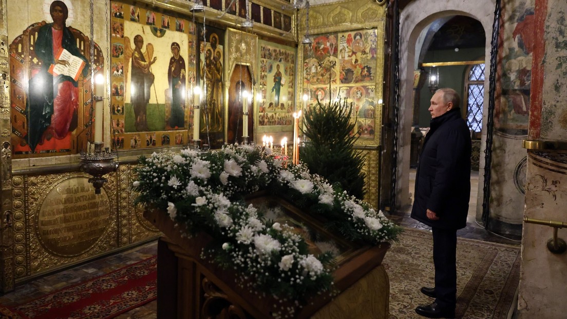 Putin desea una feliz Navidad a los cristianos ortodoxos