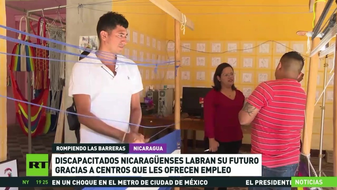 RT visita un centro que ofrece trabajo a personas con discapacidad en Nicaragua