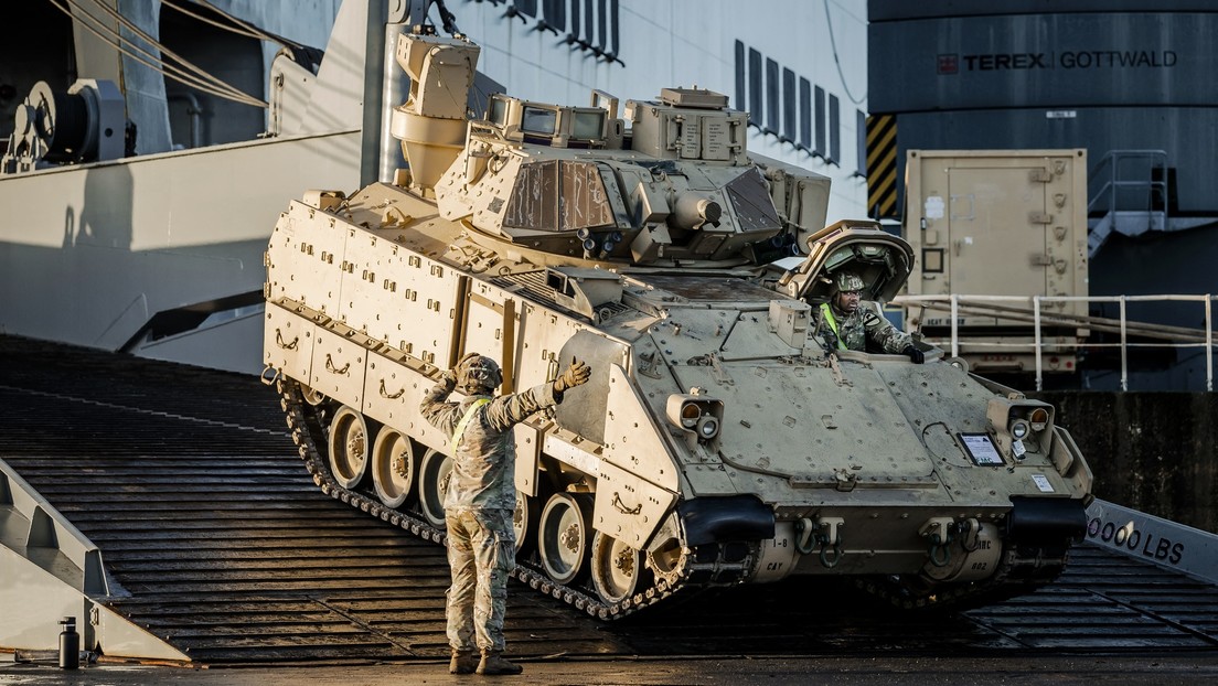 EE.UU. traslada más de 1.200 tanques y vehículos de combate a Europa Oriental