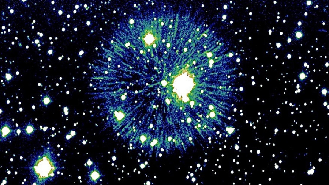 Captan imágenes de las secuelas de una colisión estelar de hace 850 años