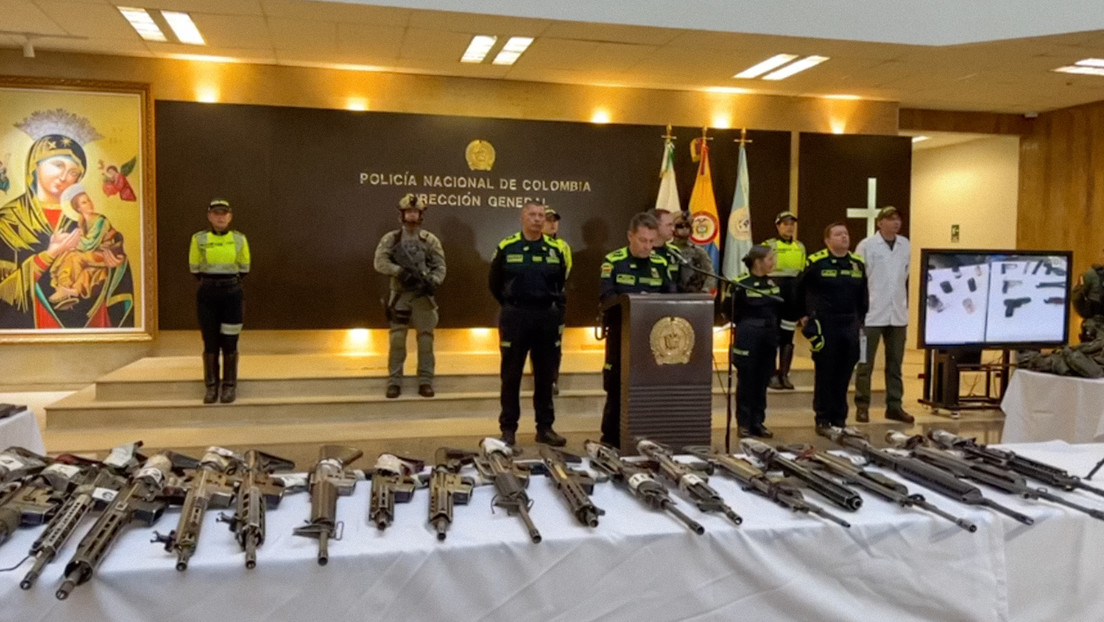 La Policía de Colombia incauta el mayor arsenal de armas de los últimos años