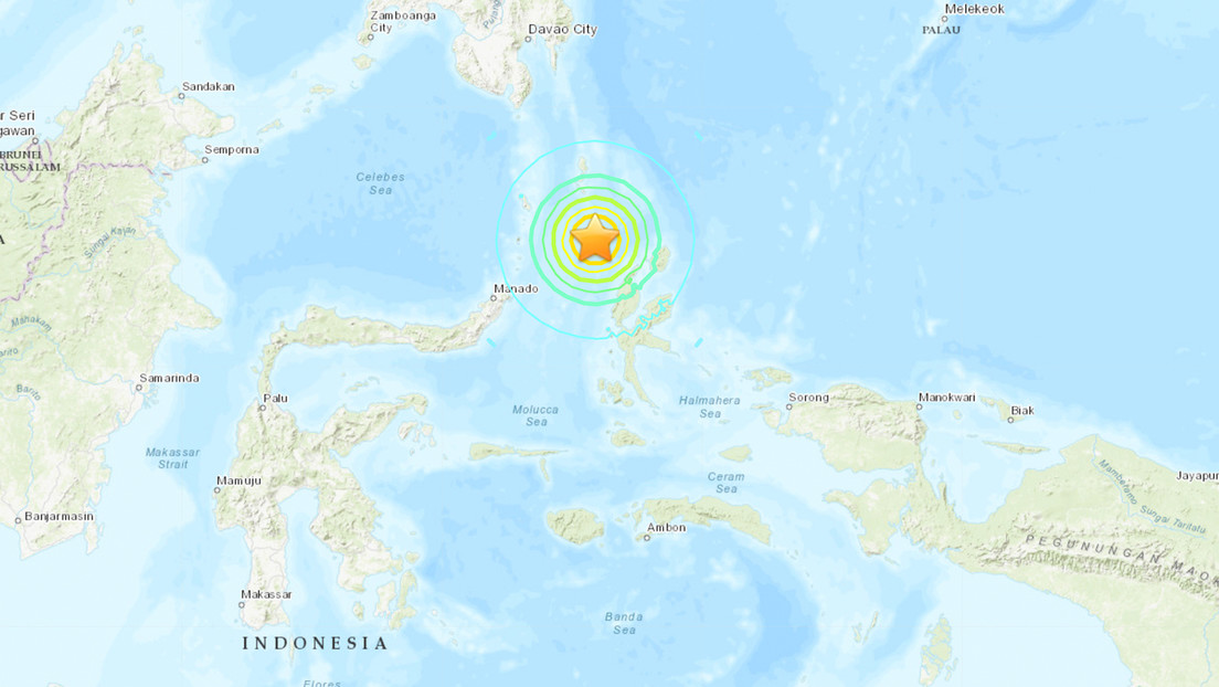 Un sismo de magnitud 7,0 se registra frente a las costas de Indonesia