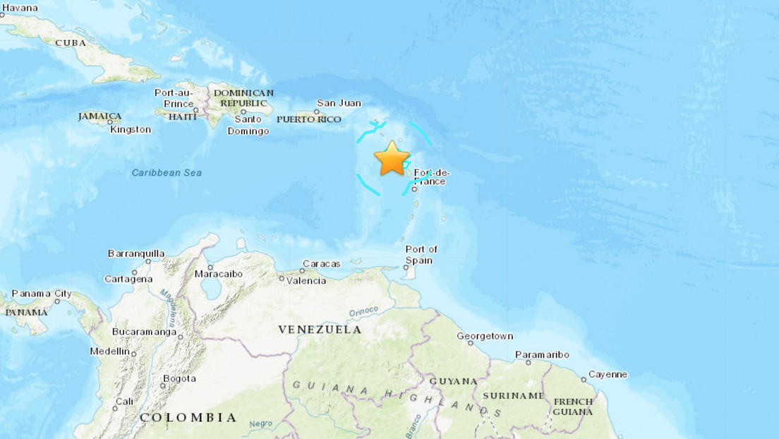 Un sismo de magnitud 6,2 se registra cerca de la isla caribeña de Guadalupe
