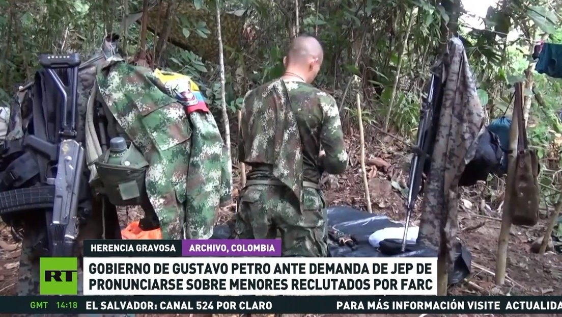 El Gobierno colombiano enfrenta una demanda de la JEP sobre menores reclutados por las FARC