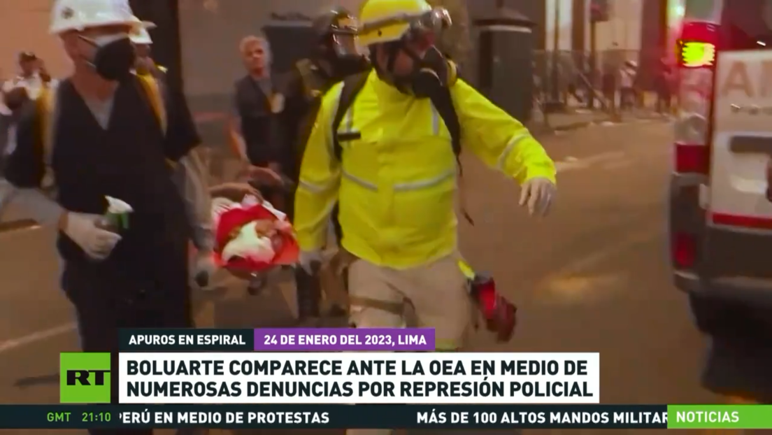 Boluarte comparece ante la OEA en medio de numerosas denuncias por represión policial