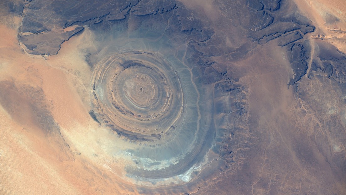 FOTOS: Captan 'el Ojo del Sáhara' desde la Estación Espacial Internacional