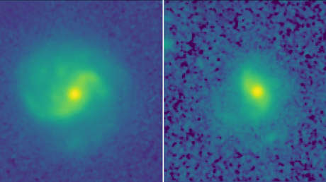 El James Webb capta dos galaxias similares a la Vía Láctea en un universo más joven