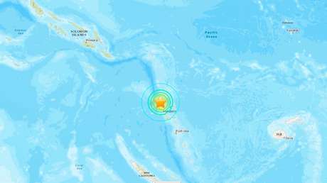 Amenaza de tsunami tras un terremoto de 7,0 cerca de Vanuatu, en el Pacífico