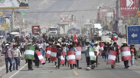 ¿Cómo avanzan las protestas en Perú a favor de Pedro Castillo?