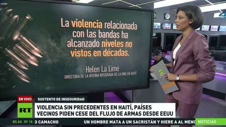 Violencia sin precedentes en Haití: países vecinos piden cese del flujo de armas desde EE.UU.