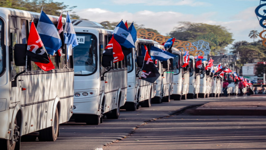 Nicaragua recibe un lote de autobuses rusos para mejorar su sistema de transporte (FOTOS, VIDEO)