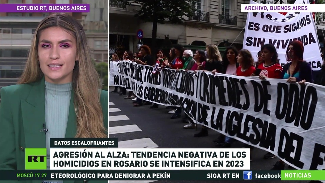 Aumento de homicidios en la ciudad argentina de Rosario se intensifica en 2023