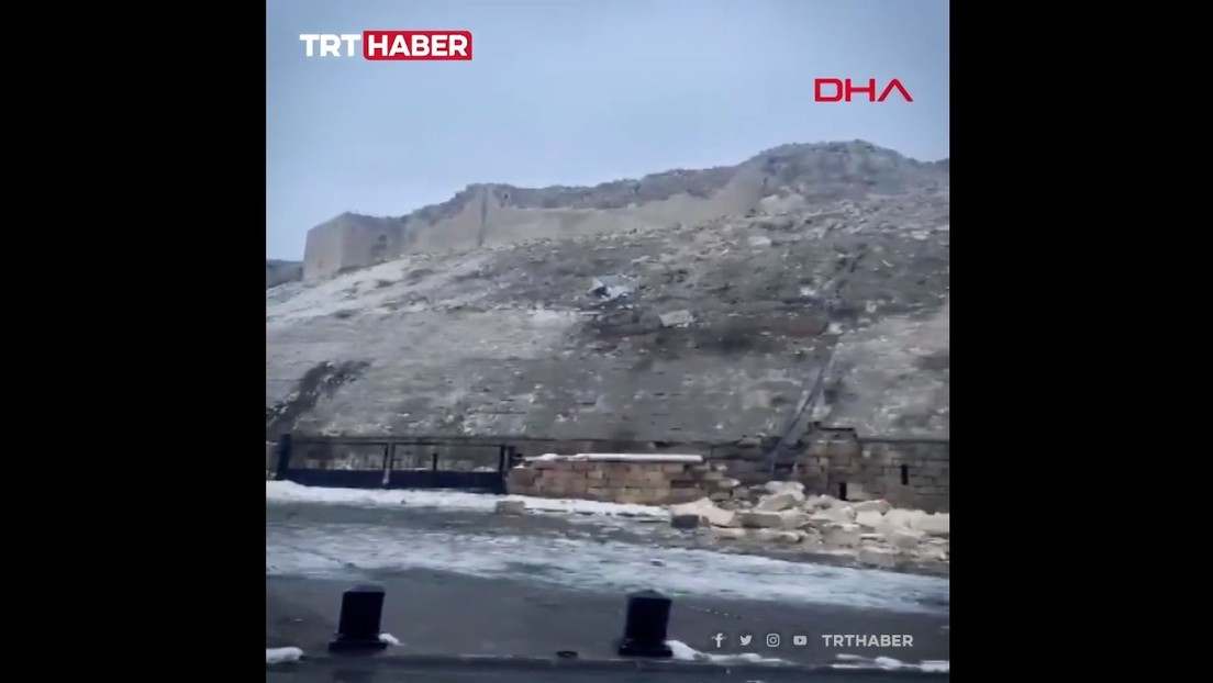 El castillo de Gaziantep, considerado Patrimonio Mundial por la UNESCO, queda destruido tras el terremoto en Turquía (VIDEO)