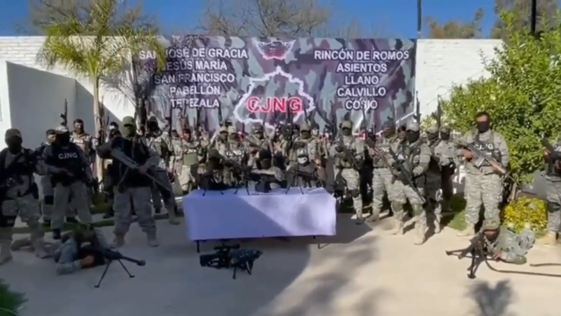 "Somos el cártel más poderoso": El CJNG anuncia su llegada al estado mexicano de Aguascalientes (VIDEO)