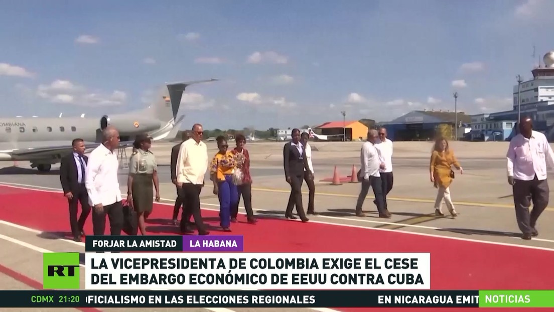 La vicepresidenta de Colombia exige el cese del embargo económico de EE.UU. contra Cuba