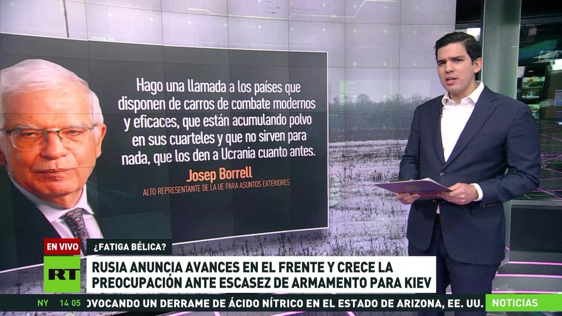 Rusia anuncia avances en el frente y crece la preocupación ante la escasez de armamento para Kiev