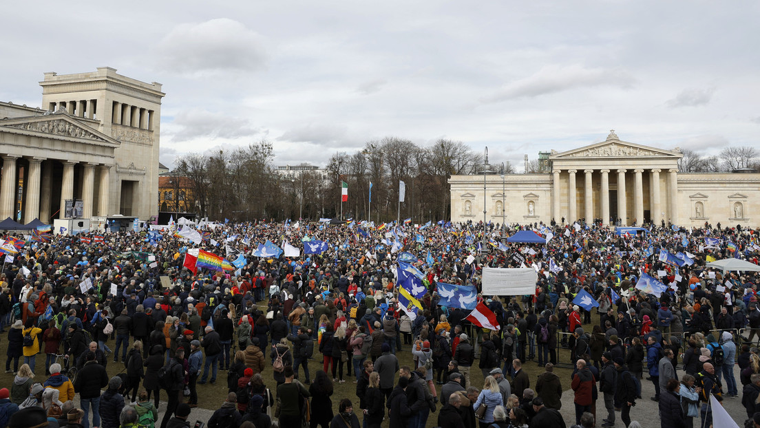 Grito multitudinario en Múnich contra la Conferencia de Seguridad