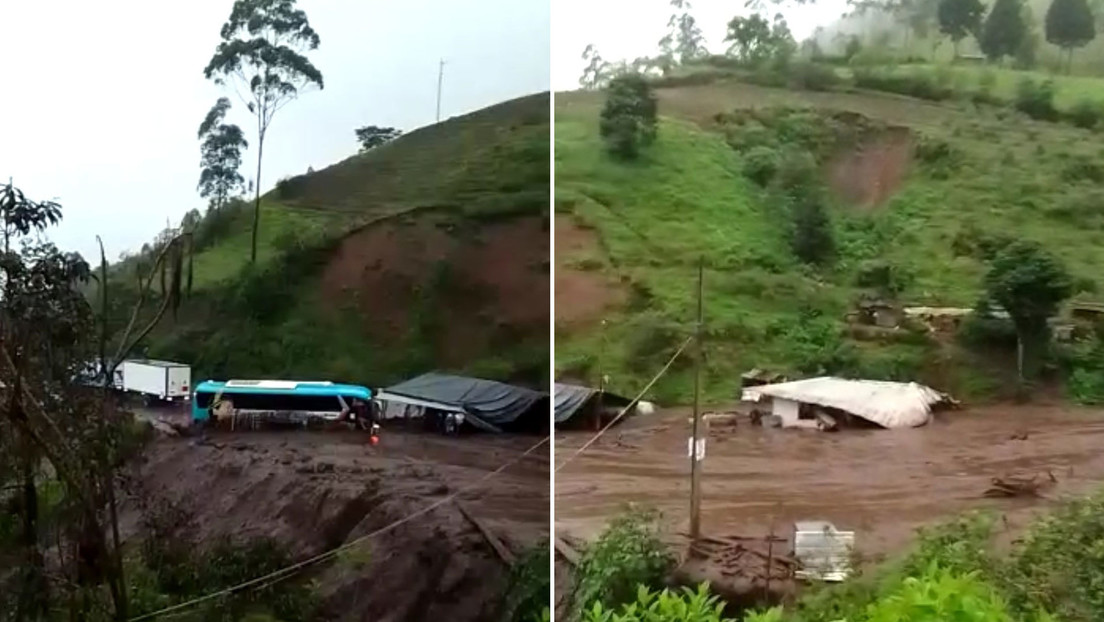 Fuertes lluvias y deslaves en el centro de Ecuador dejan 4 muertos