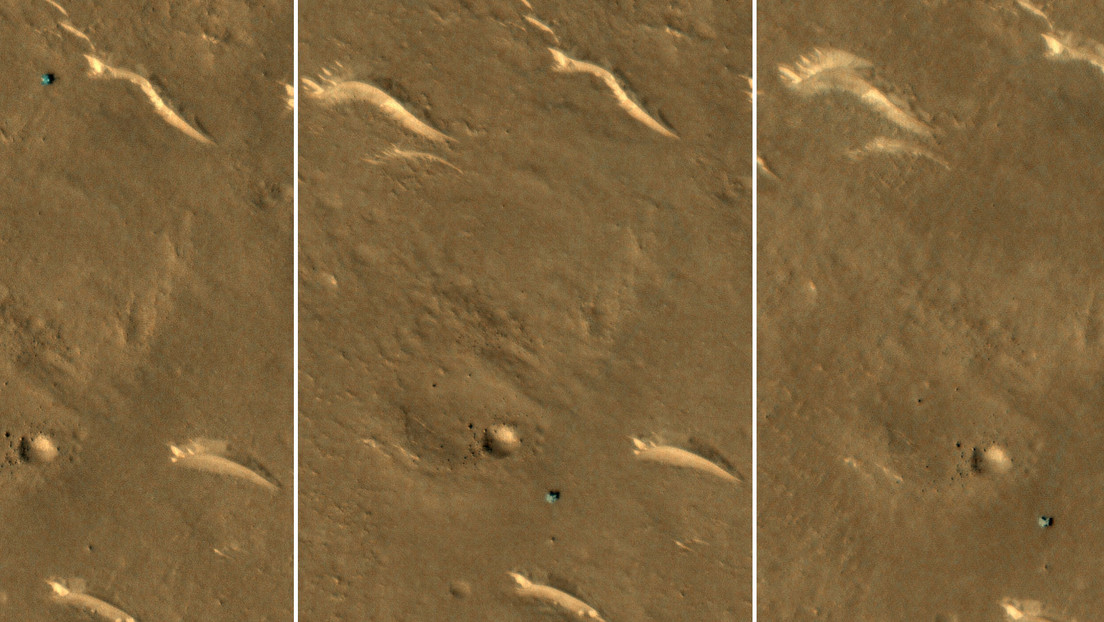 Imágenes de la NASA revelan que el róver chino Zhurong está inmóvil en Marte desde hace meses