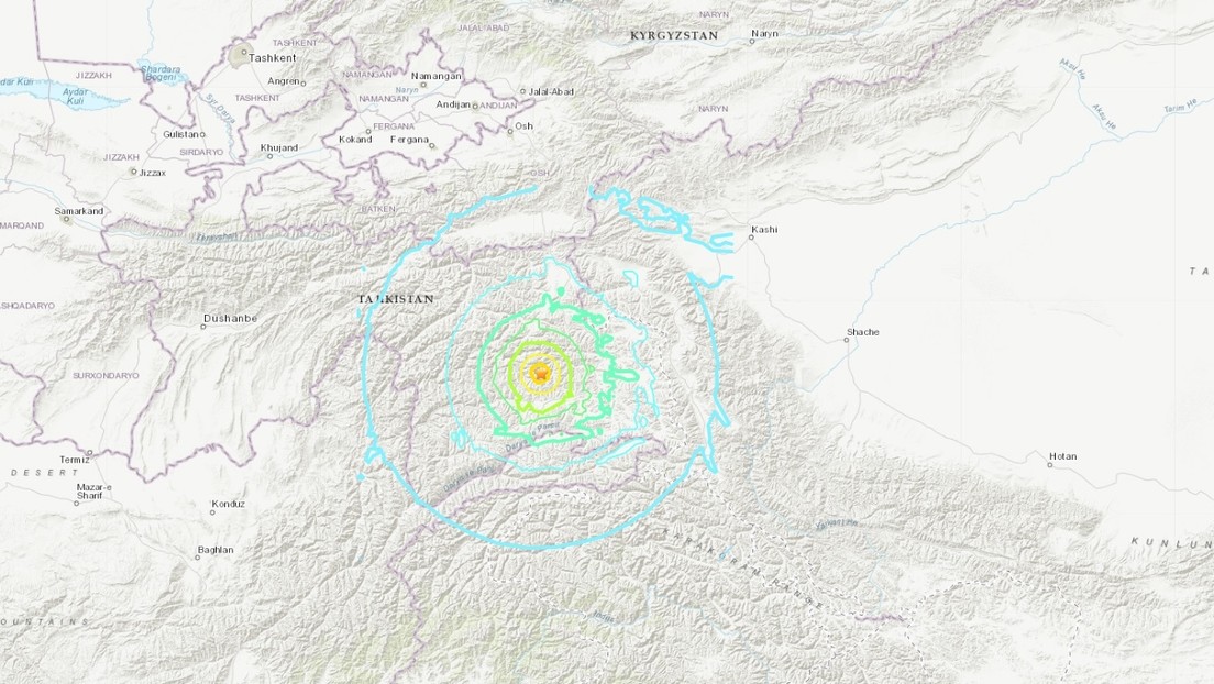 Se registra un terremoto de magnitud 7,2 en Tayikistán, cerca de la frontera con China