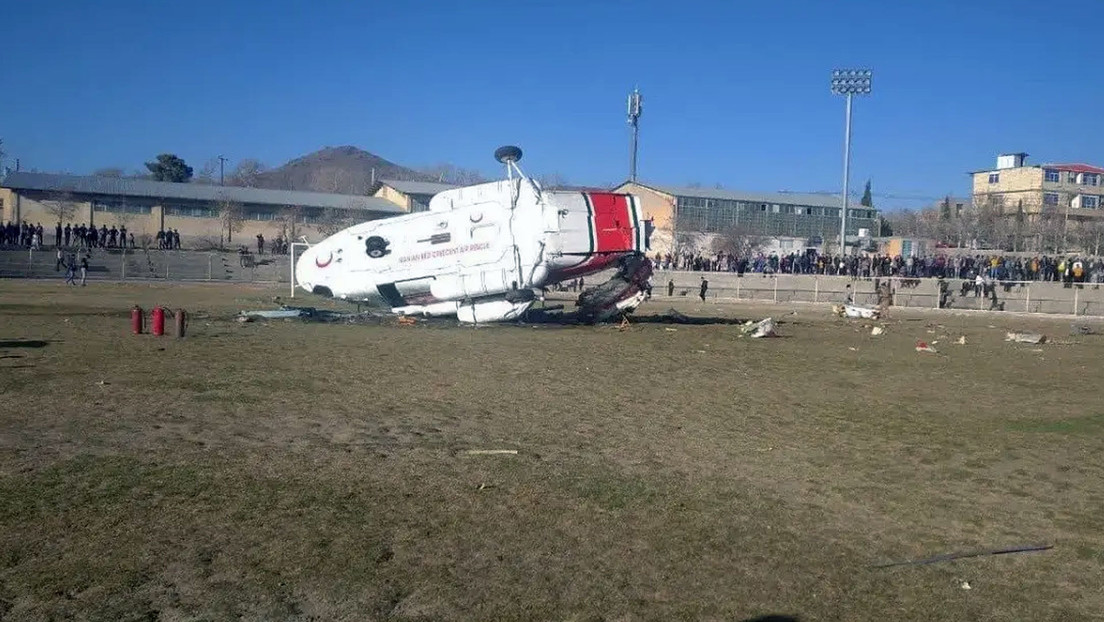 Se estrella un helicóptero que transportaba a un ministro iraní