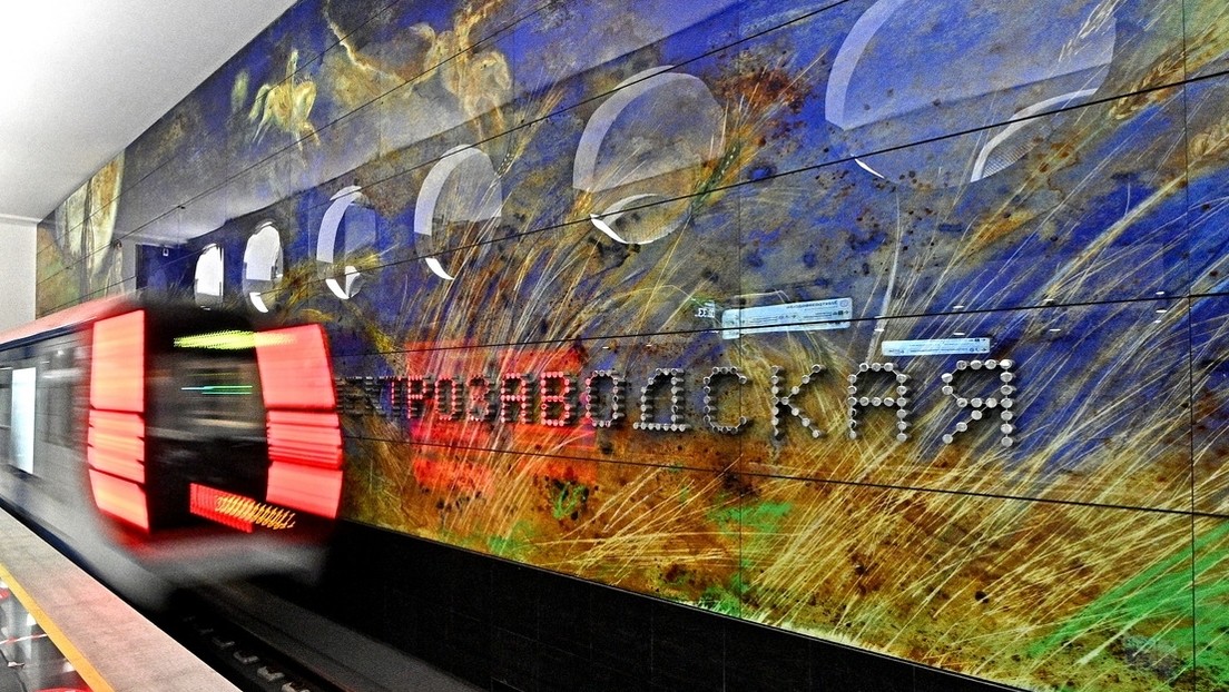 La estación Elektrozavódskaya de la Gran Línea Circular del metro de Moscú