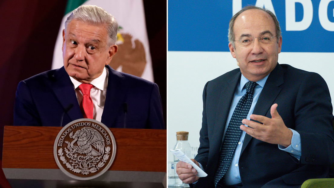 López Obrador invita a Felipe Calderón a una 'mañanera' para que explique el caso de García Luna