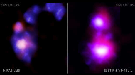 Detectan dos pares de agujeros negros en galaxias enanas a punto de fusionarse (VIDEO)