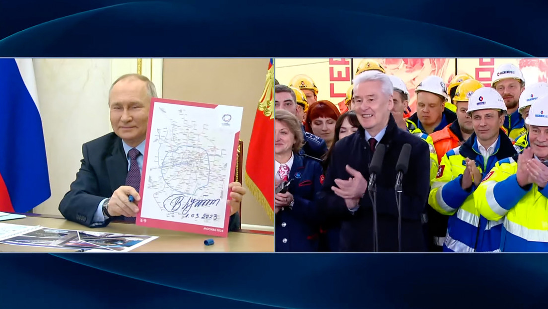 Putin inaugura la nueva línea circular de Moscú, el anillo de metro más grande del mundo