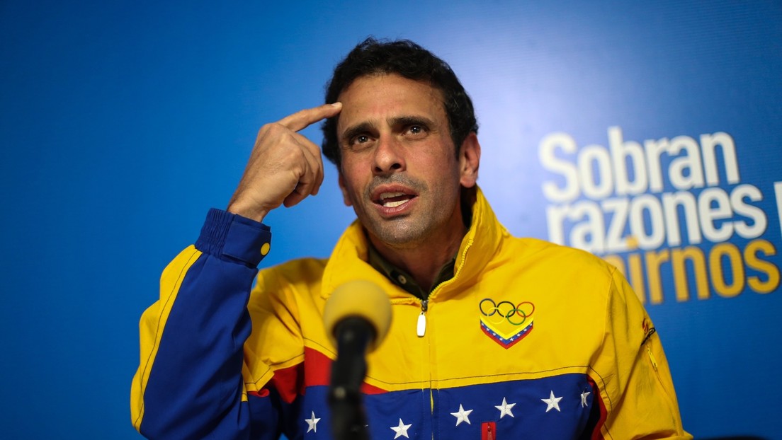 Partido opositor en Venezuela lanza de precandidato presidencial al inhabilitado Henrique Capriles