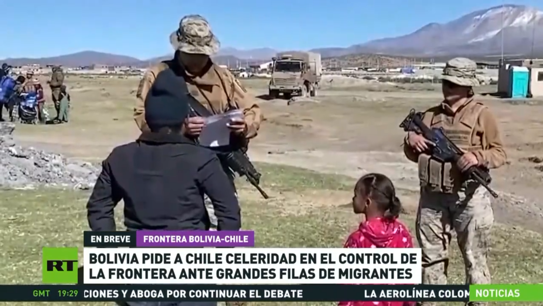 Bolivia pide a Chile acelerar los trámites de control fronterizo ante grandes filas de migrantes
