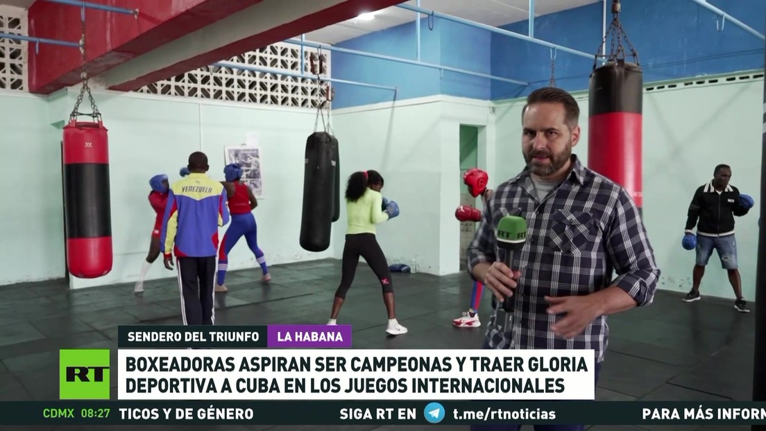 Boxeadoras cubanas aspiran a ser campeonas y traer gloria deportiva a su país en los juegos internacionales