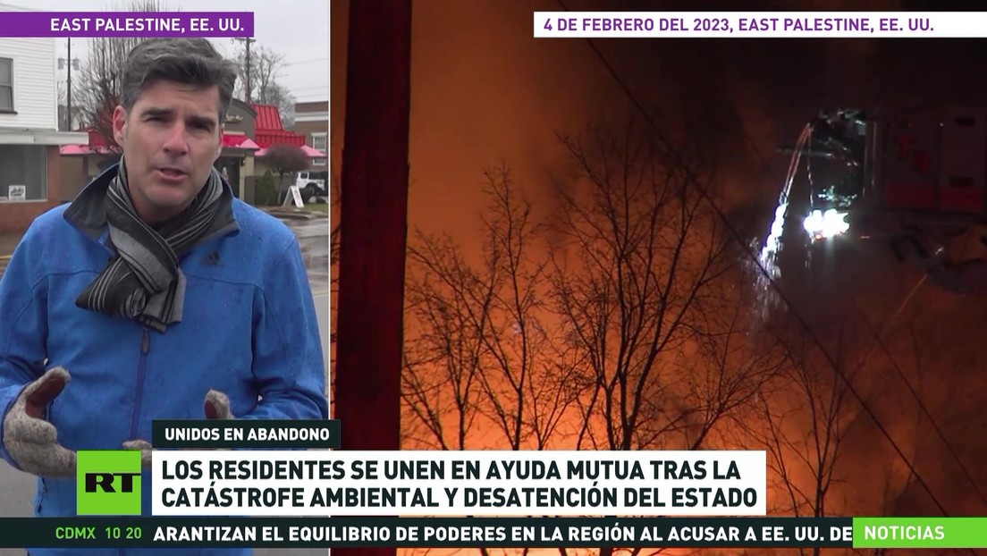 Residentes de Ohio organizan ayuda tras el derrame tóxico y la desatención del Estado